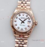 (TWS) Swiss Replica Rolex Datejust 28 All Rose Gold Jubilee watch